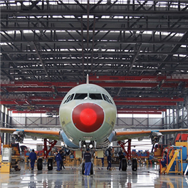 天(tiān)津空中客車A-320工廠